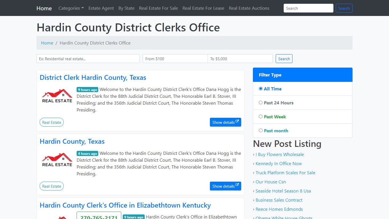 Hardin County District Clerks Office